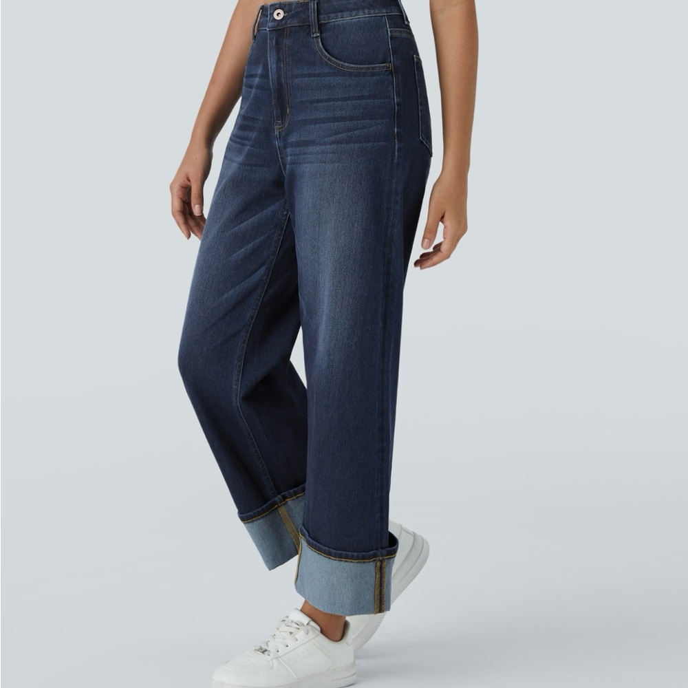 HALARA Wide Leg Denim Jeans - Picture 2 of 11